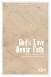 God's Love Never Fails SAB choral sheet music cover